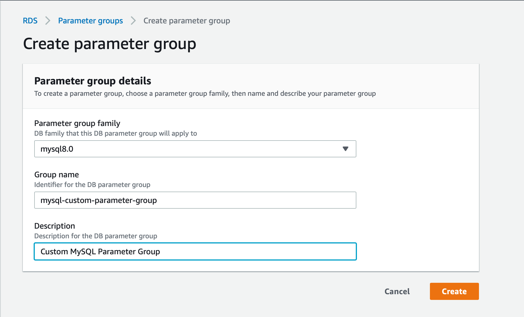 custom-parameter-group